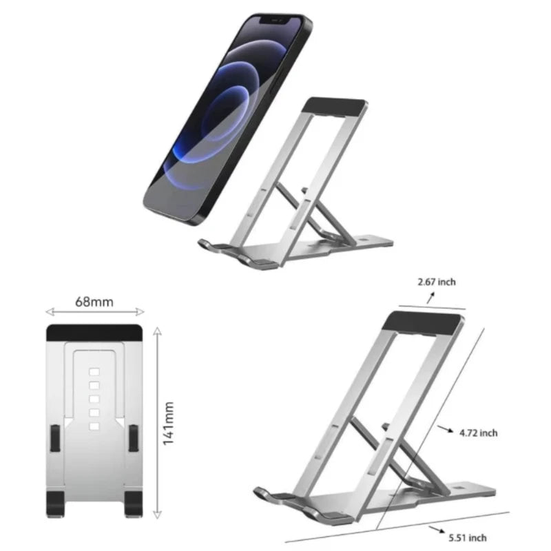 Deskox Vik Anodised Aluminium Phone Stand — Deskox Modern Desks & Workspace Accessories — view 2