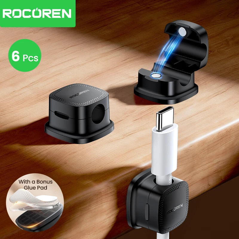 Deskox Knute Magnetic Cable Keeper — Deskox Modern Desks & Workspace Accessories
