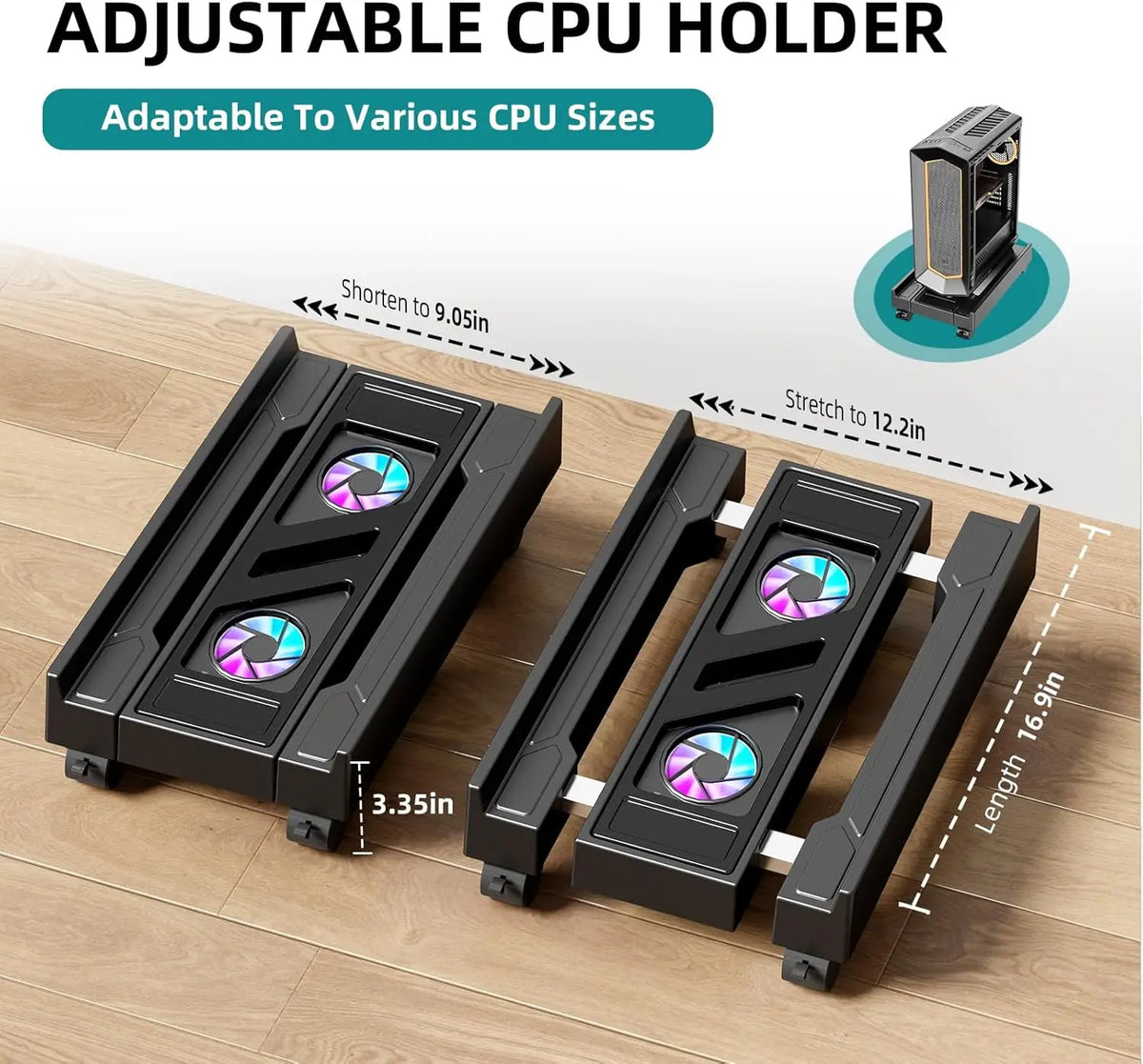 Deskox Barr Adjustable Tower Stand — Deskox Modern Desks & Workspace Accessories