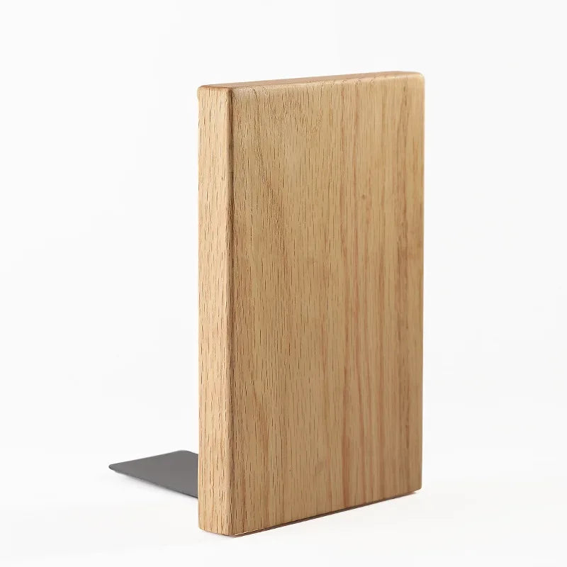 Deskox Lov Natural Wood Bookend Set — Deskox Modern Desks & Workspace Accessories — view 3