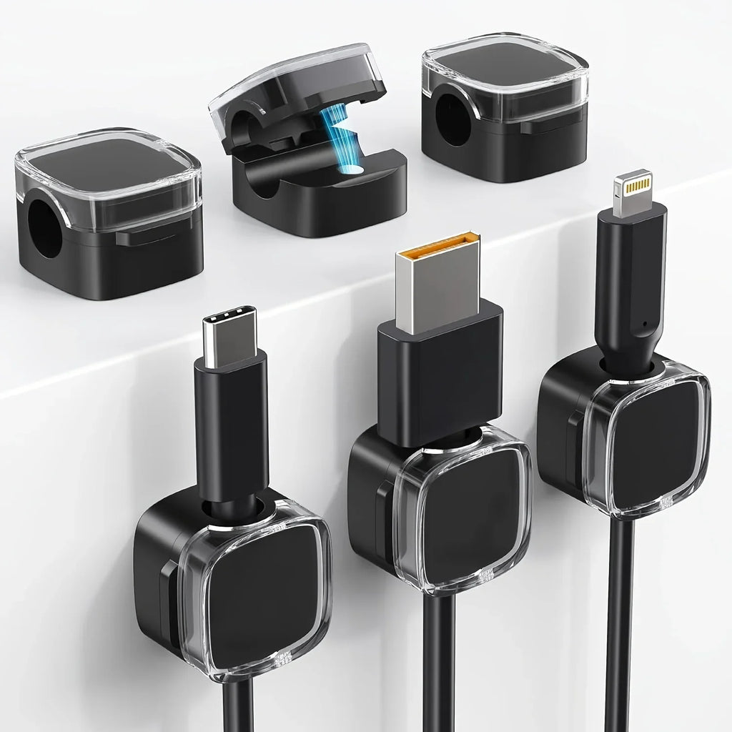 Deskox Klips Magnetic Cable Clip Set — Deskox Modern Desks & Workspace Accessories — view 4