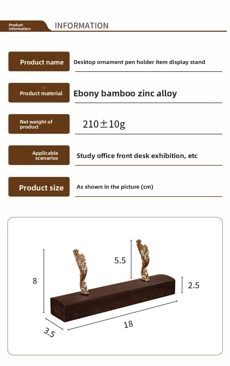 Deskox Kvist Solid Wood Pen Display Rail — Deskox Modern Desks & Workspace Accessories — view 6