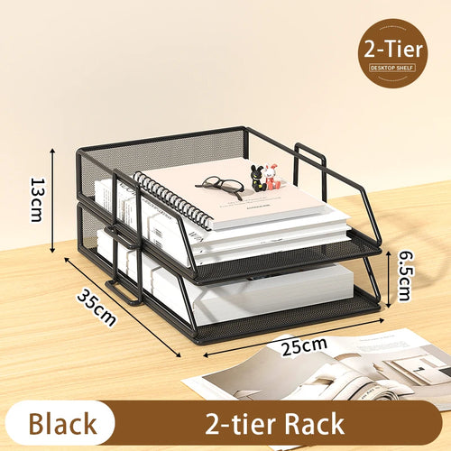 Deskox Berg Steel Mesh File Rack — Deskox Modern Desks & Workspace Accessories