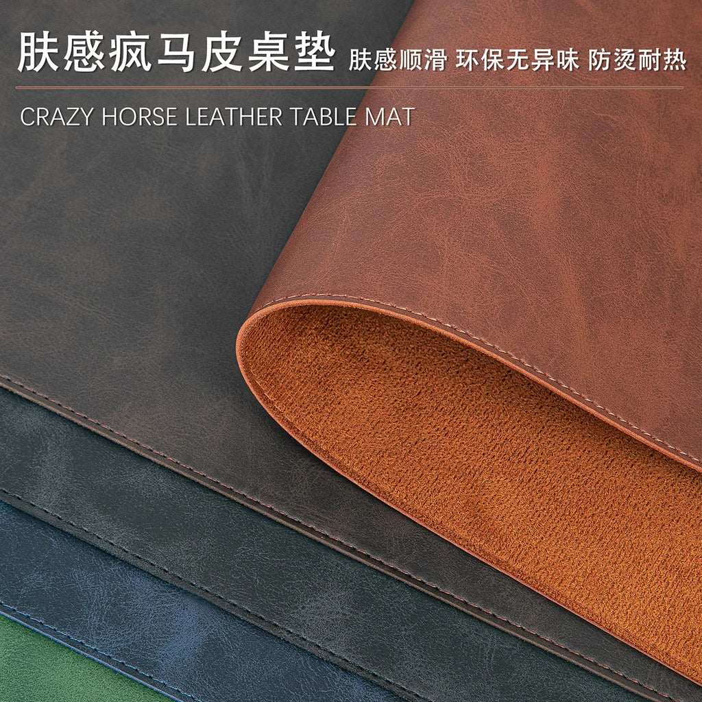 Deskox Glatt Full-Surface Leather Blotter — Deskox Modern Desks & Workspace Accessories — view 2