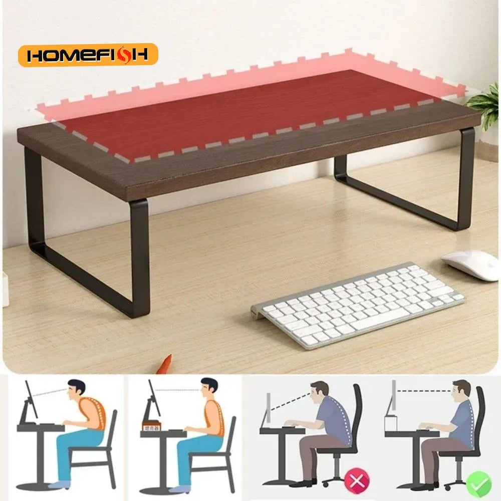 Deskox Vang Elevated Monitor Base — Deskox Modern Desks & Workspace Accessories