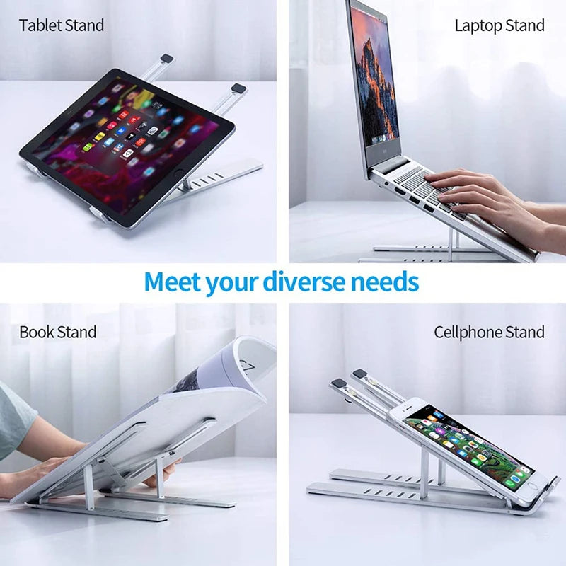 Deskox Fjell Folding Aluminium Laptop Riser — Deskox Modern Desks & Workspace Accessories — view 5