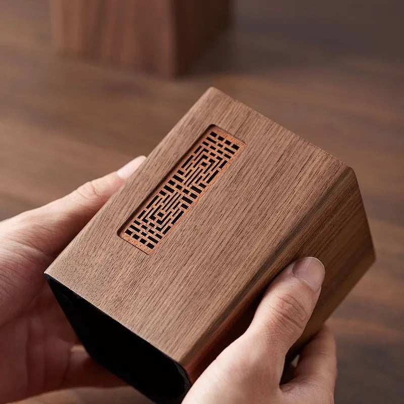 Deskox Stam Solid Wood Retro Desk Caddy — Deskox Modern Desks & Workspace Accessories — view 4