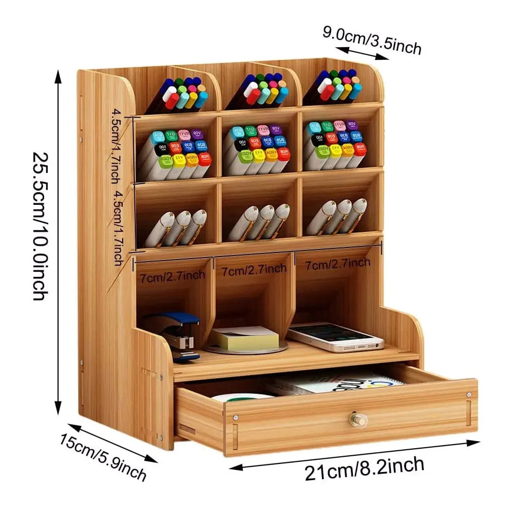 Deskox Nes Tiered Wooden Desk Rack — Deskox Modern Desks & Workspace Accessories — view 2