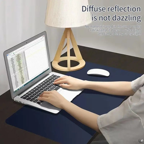 Deskox Brem Suede-Back Desk Blotter — Deskox Modern Desks & Workspace Accessories — view 2