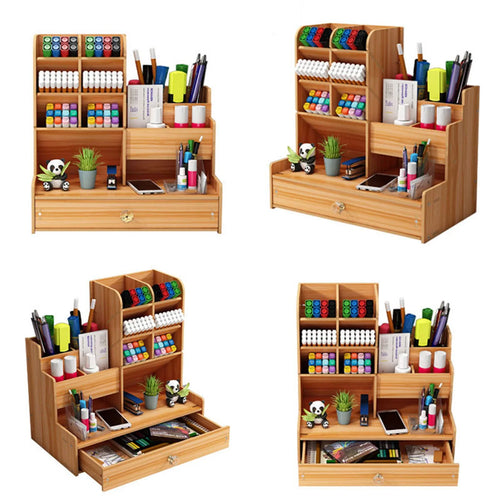 Deskox Bjork Wooden Pen and Card Caddy — Deskox Modern Desks & Workspace Accessories