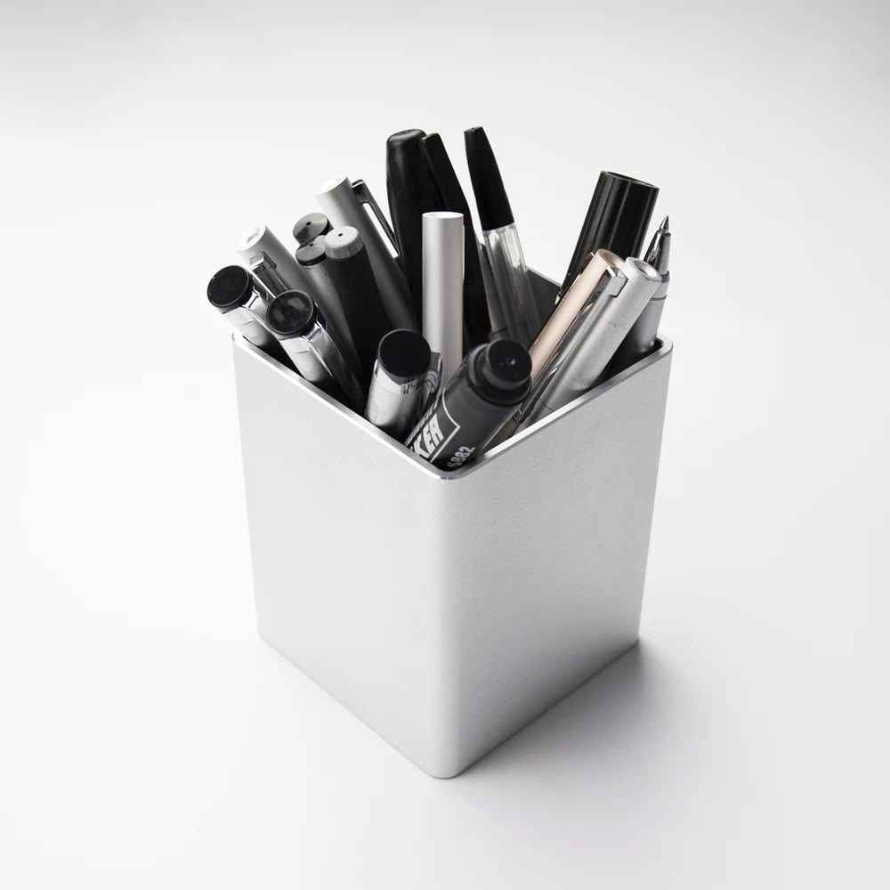 Deskox Alm Anodised Aluminium Pen Cup — Deskox Modern Desks & Workspace Accessories — view 3