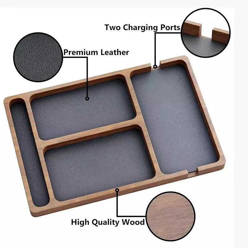 Deskox Brett Solid Wood Valet Tray — Deskox Modern Desks & Workspace Accessories — view 4
