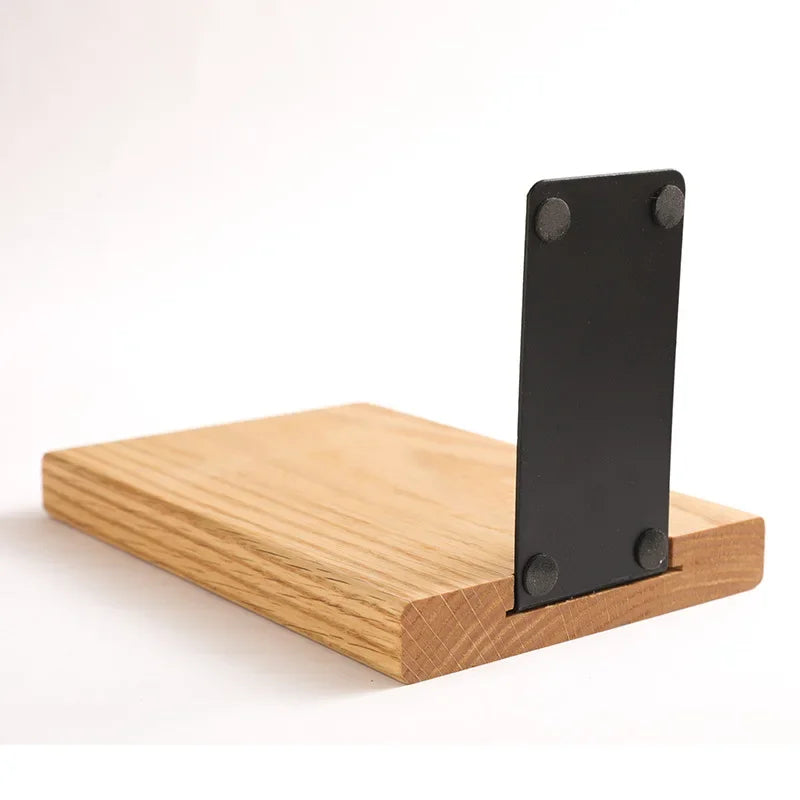 Deskox Lov Natural Wood Bookend Set — Deskox Modern Desks & Workspace Accessories — view 4