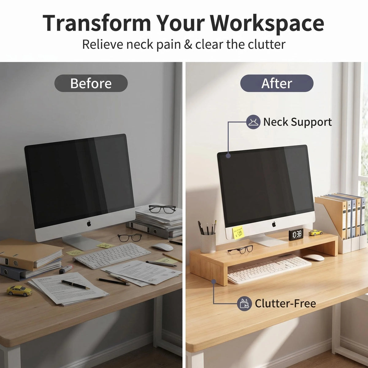 Deskox Haug Elevated Laptop and Monitor Base — Deskox Modern Desks & Workspace Accessories — view 2