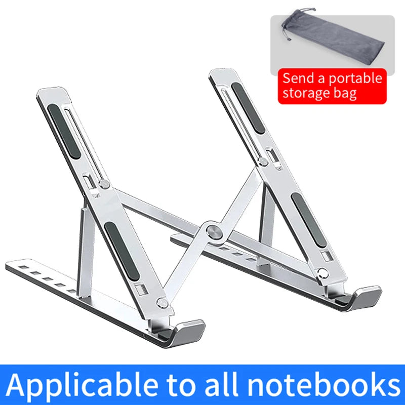 Deskox Fjell Folding Aluminium Laptop Riser — Deskox Modern Desks & Workspace Accessories