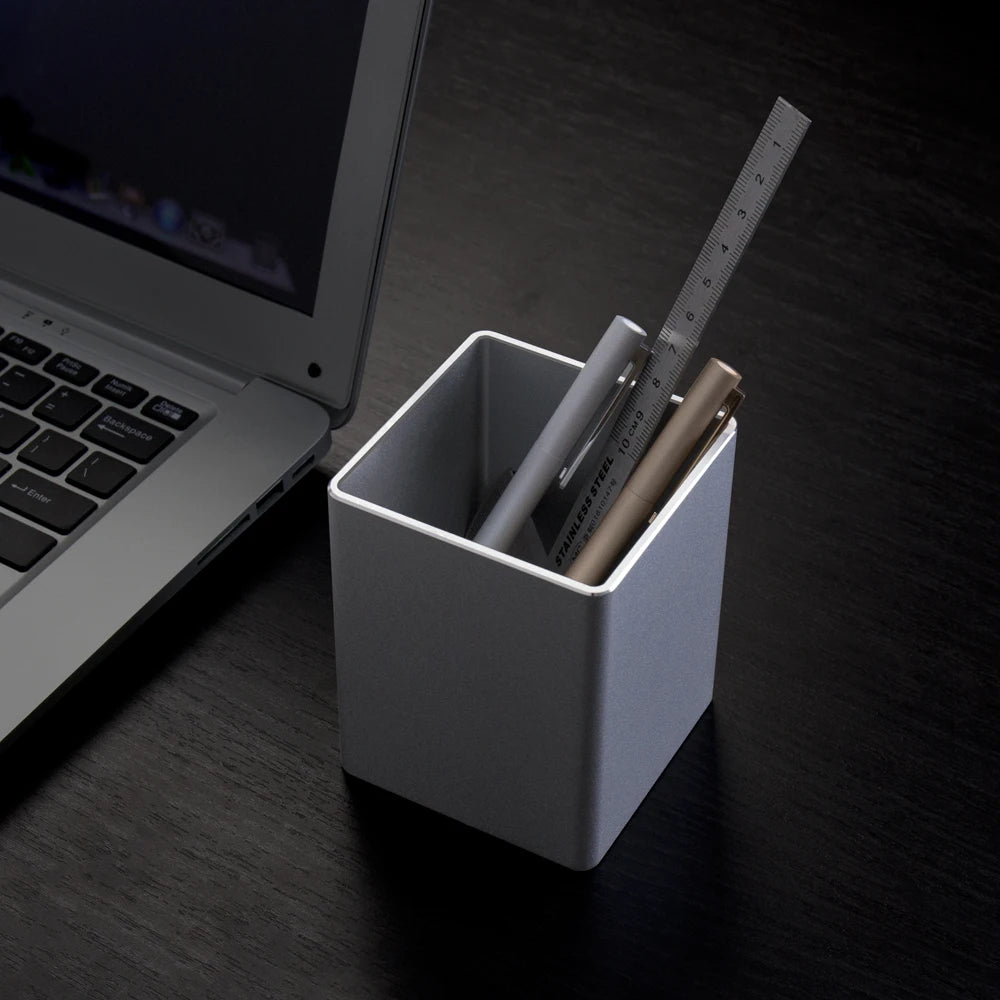 Deskox Alm Anodised Aluminium Pen Cup — Deskox Modern Desks & Workspace Accessories — view 2