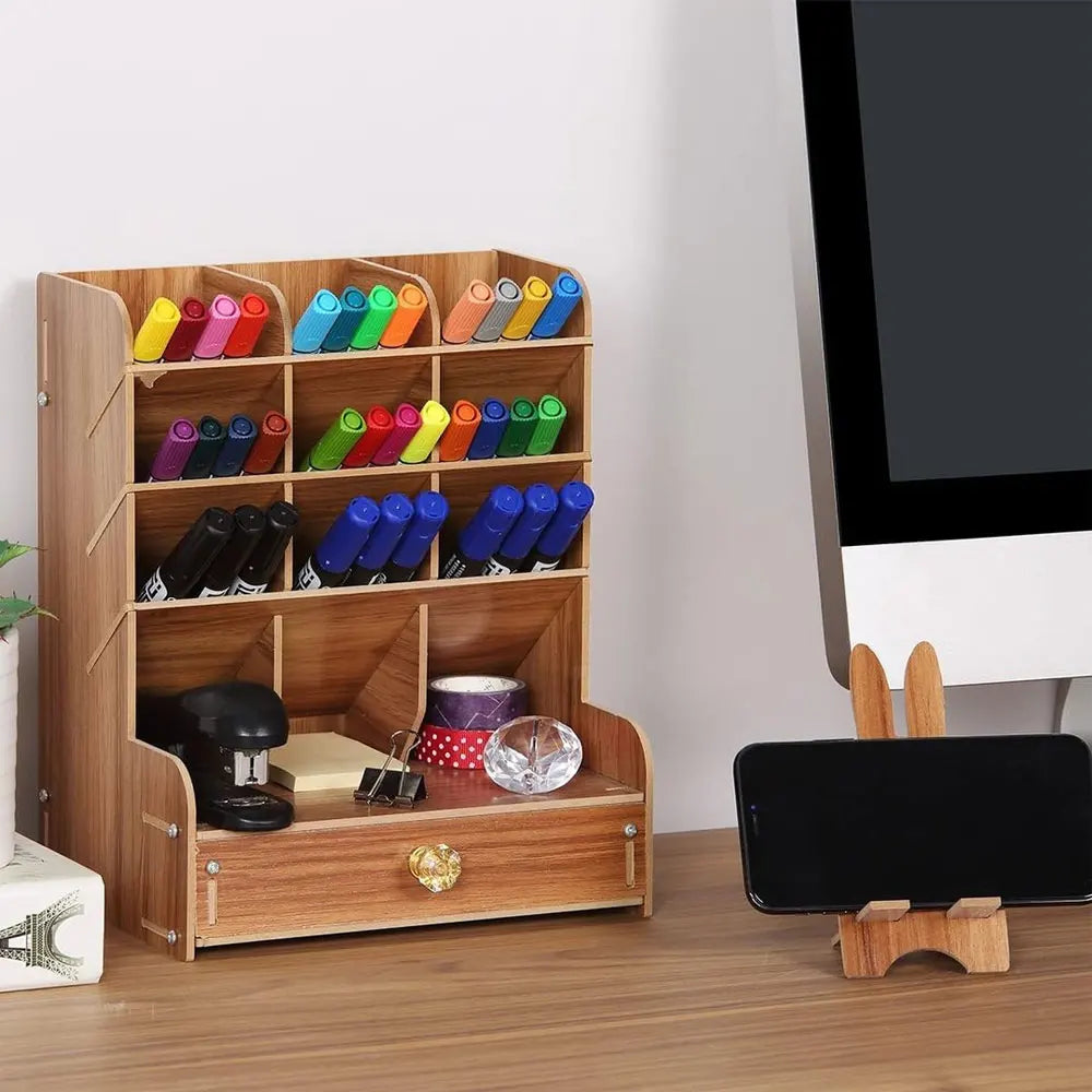Deskox Nes Tiered Wooden Desk Rack — Deskox Modern Desks & Workspace Accessories — view 6