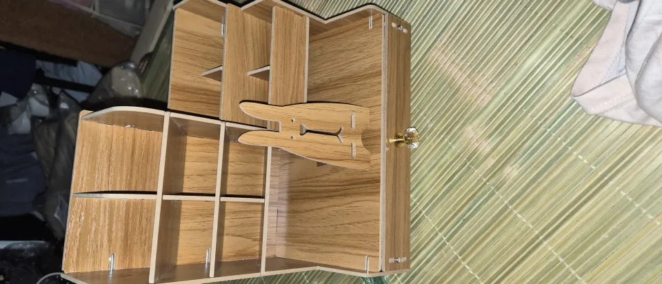 Deskox Lund Drawered Wooden Desk Organiser — Deskox Modern Desks & Workspace Accessories — view 3