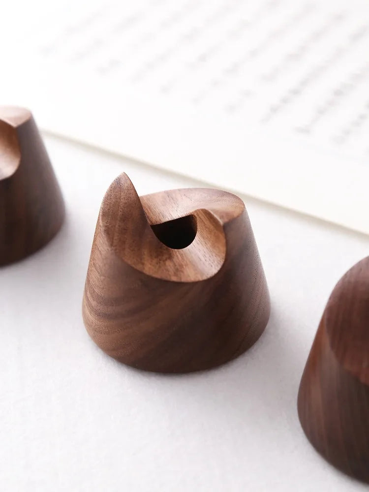 Deskox Eik Walnut Fountain Pen Rest — Deskox Modern Desks & Workspace Accessories — view 5