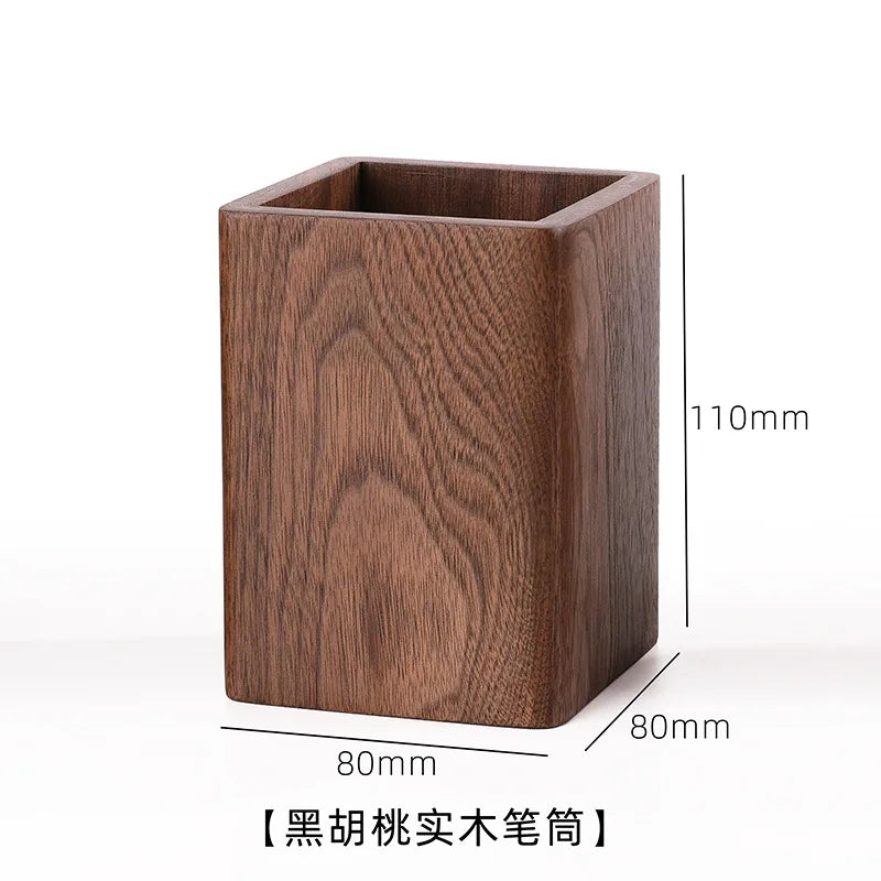 Deskox Ask Solid Walnut Pen Vessel — Deskox Modern Desks & Workspace Accessories — view 6