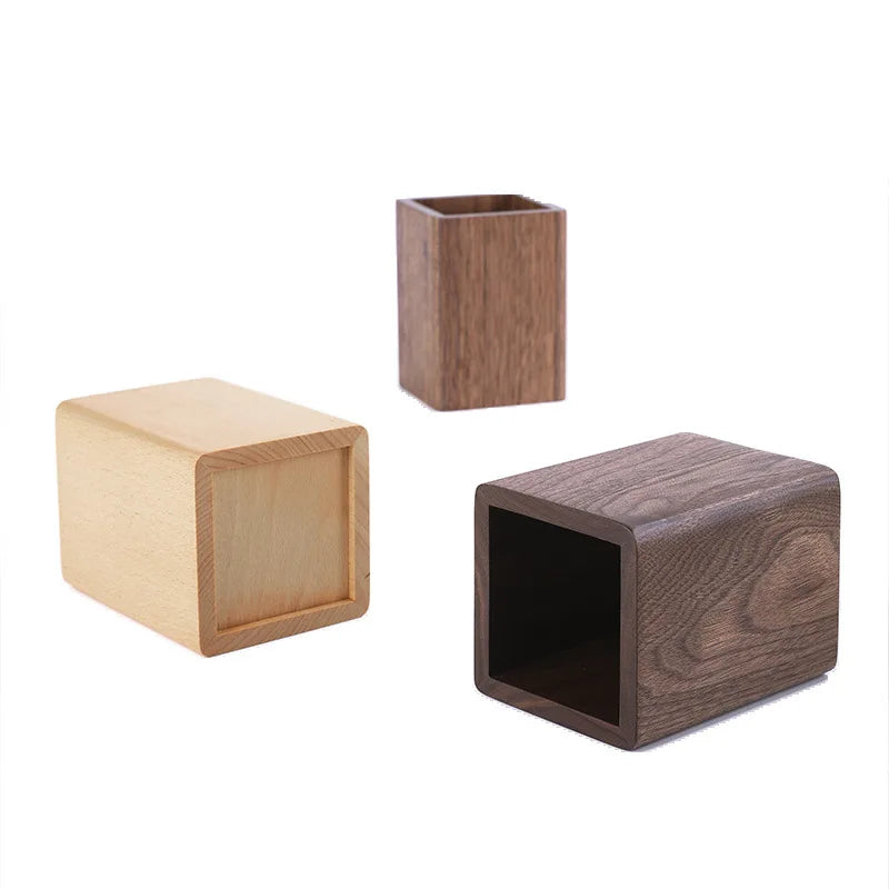Deskox Ask Solid Walnut Pen Vessel — Deskox Modern Desks & Workspace Accessories — view 5