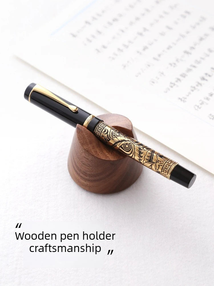 Deskox Eik Walnut Fountain Pen Rest — Deskox Modern Desks & Workspace Accessories