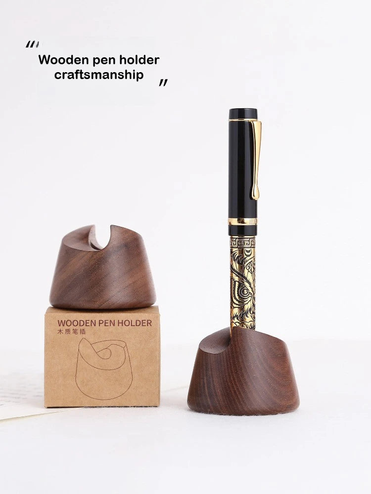 Deskox Lonn Walnut Pen Stand — Deskox Modern Desks & Workspace Accessories — view 2