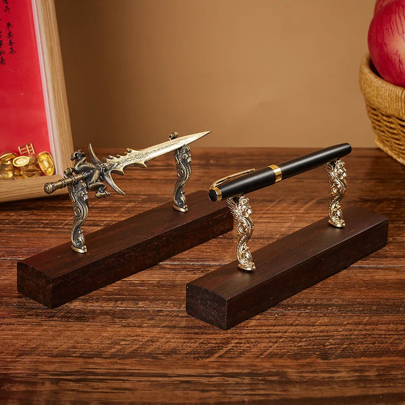 Deskox Kvist Solid Wood Pen Display Rail — Deskox Modern Desks & Workspace Accessories