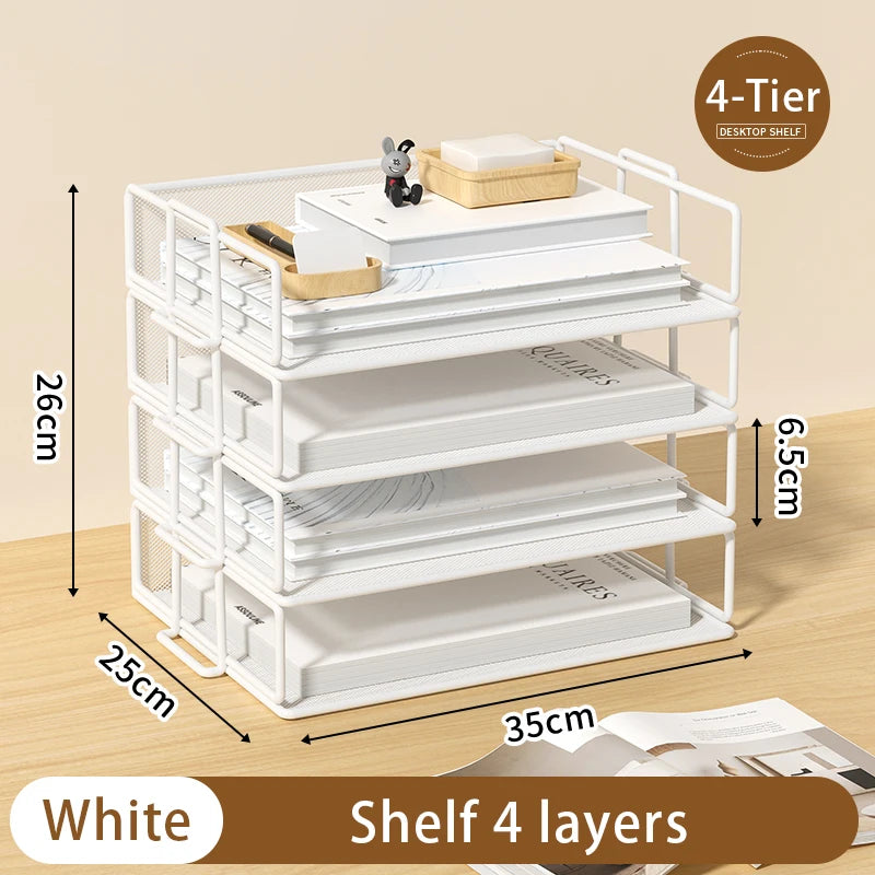 Deskox Berg Steel Mesh File Rack — Deskox Modern Desks & Workspace Accessories — view 5