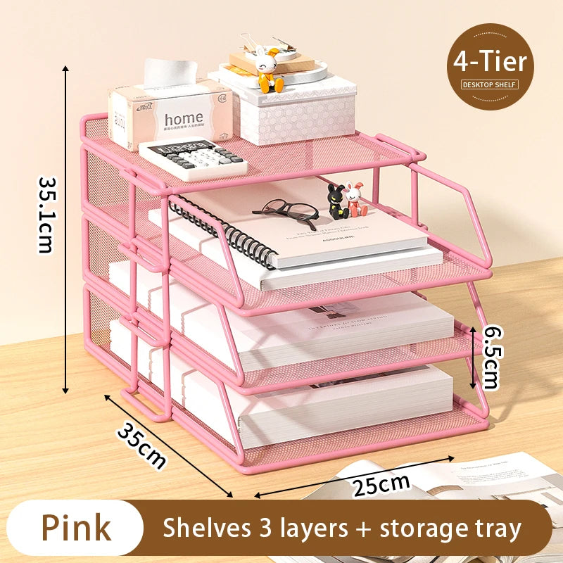 Deskox Berg Steel Mesh File Rack — Deskox Modern Desks & Workspace Accessories — view 6