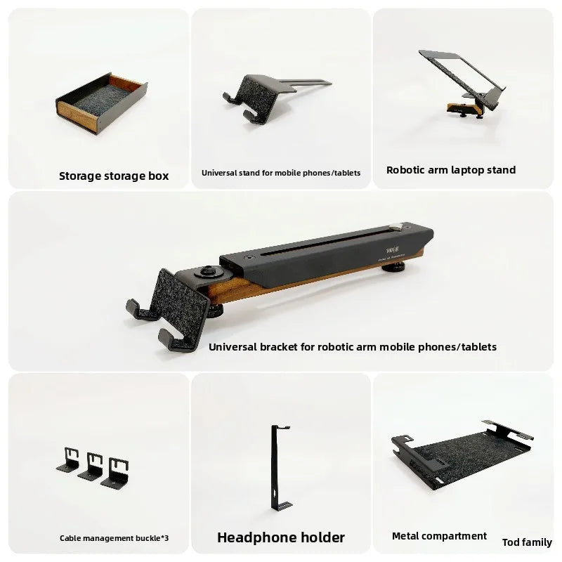 Deskox Linje Modular Sliding Monitor Stand — Deskox Modern Desks & Workspace Accessories