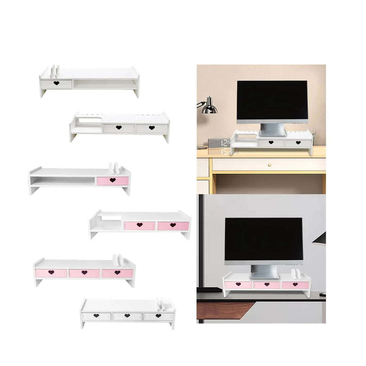 Deskox Mo Monitor Riser with Drawer — Deskox Modern Desks & Workspace Accessories — view 4