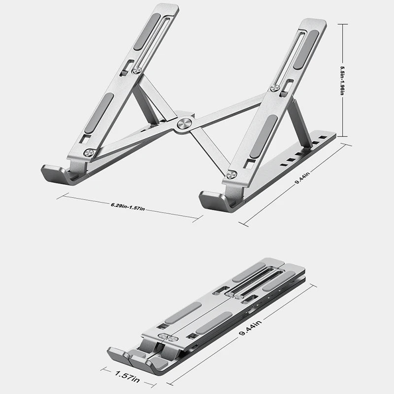 Deskox Fjell Folding Aluminium Laptop Riser — Deskox Modern Desks & Workspace Accessories — view 4