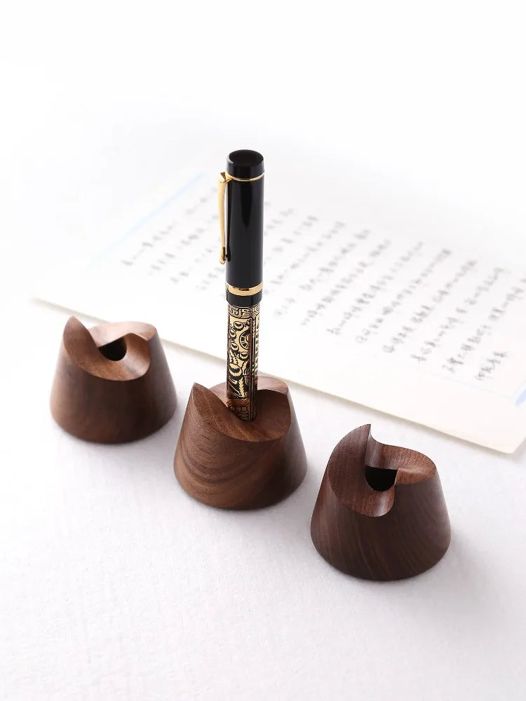 Deskox Lonn Walnut Pen Stand — Deskox Modern Desks & Workspace Accessories — view 5