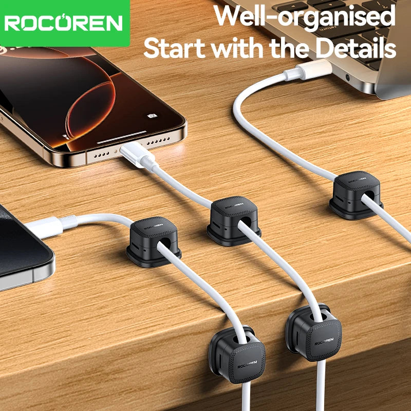 Deskox Knute Magnetic Cable Keeper — Deskox Modern Desks & Workspace Accessories — view 2
